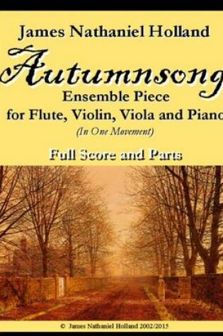 Cover of Autumnsong for Flute Violin Viola and Piano