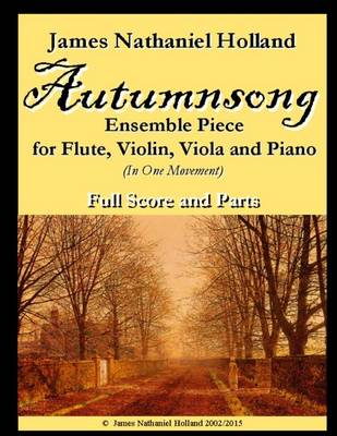 Book cover for Autumnsong for Flute Violin Viola and Piano