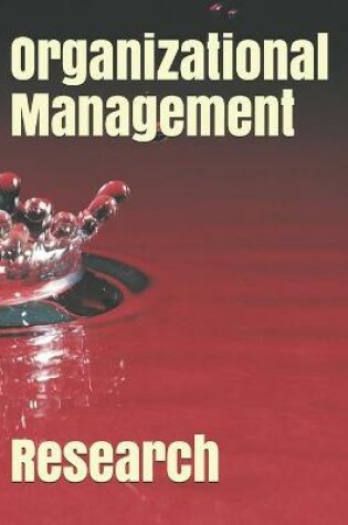 Cover of Organizational Management Research