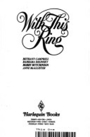 Cover of With This Ring/Father Of The Bride/Marry-Go-Round/Menu For A Wedding/Say It With Flowers