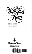 Book cover for With This Ring/Father Of The Bride/Marry-Go-Round/Menu For A Wedding/Say It With Flowers