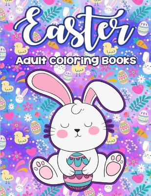 Book cover for Easter Adult Coloring Book