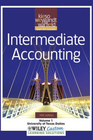 Cover of Intermediate Accounting, Volume 1
