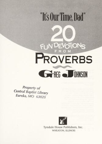 Book cover for Iotd 20 Fun Dev from Proverbs