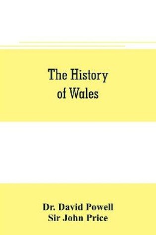 Cover of The history of Wales