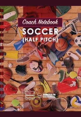Book cover for Coach Notebook - Soccer (Half pitch)