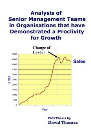 Cover of Analysis of Senior Management Teams That Have Demonstrated a Proclivity for Growth