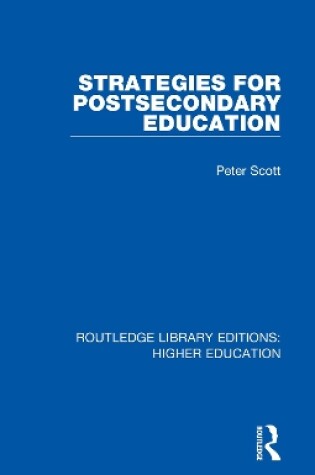 Cover of Strategies for Postsecondary Education