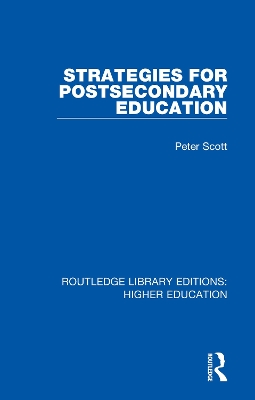 Cover of Strategies for Postsecondary Education