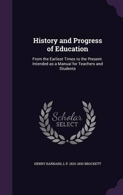 Book cover for History and Progress of Education