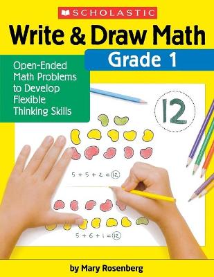 Book cover for Write & Draw Math: Grade 1