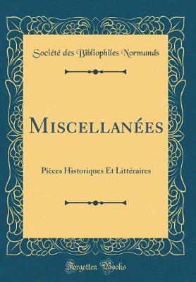 Book cover for Miscellanees