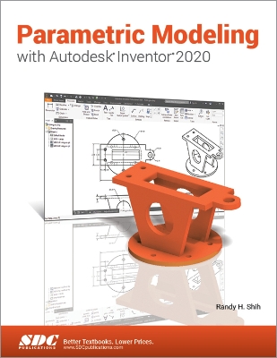 Book cover for Parametric Modeling with Autodesk Inventor 2020