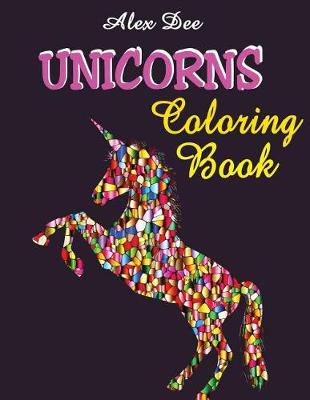 Book cover for Coloring Book - Unicorns