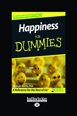 Book cover for Happiness for Dummies(R)