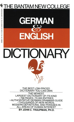 Book cover for The Bantam New College German & English Dictionary