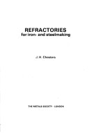 Book cover for Refractories for Iron and Steelmaking