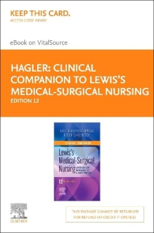 Cover of Clinical Companion to Lewis's Medical-Surgical Nursing Elsevier eBook on Vitalsource (Retail Access Card)