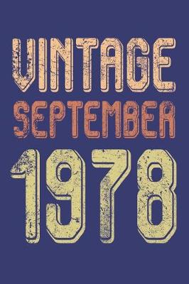 Book cover for Vintage September 1978