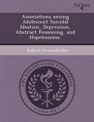 Book cover for Associations Among Adolescent Suicidal Ideation