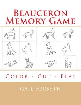 Book cover for Beauceron Memory Game