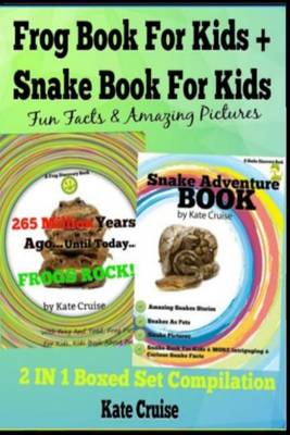 Book cover for Frog Book for Kids + Snake Book for Kids