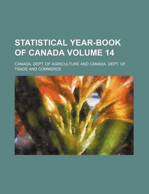 Book cover for Statistical Year-Book of Canada Volume 14