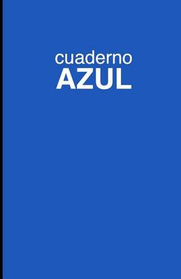 Book cover for Cuaderno Azul