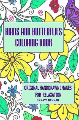 Cover of Birds and Butterflies Coloring Book