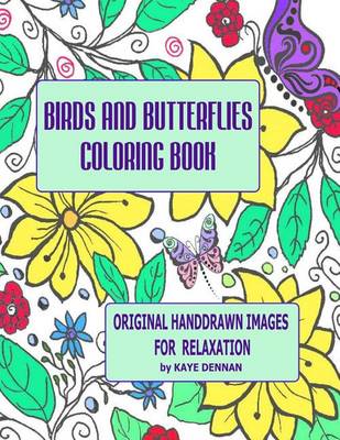 Cover of Birds and Butterflies Coloring Book