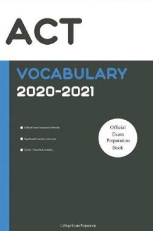 Cover of ACT Official Vocabulary 2020-2021