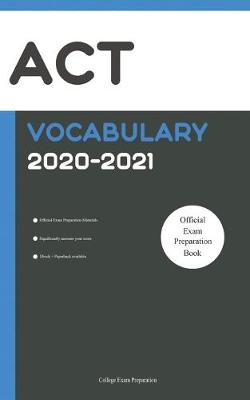 Book cover for ACT Official Vocabulary 2020-2021