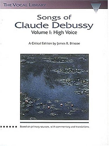 Book cover for Songs of Claude Debussy