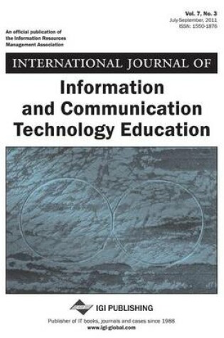 Cover of International Journal of Information and Communication Technology Education