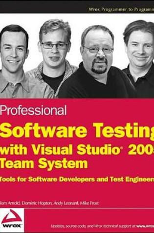 Cover of Professional Software Testing with Visual Studio 2005 Team System