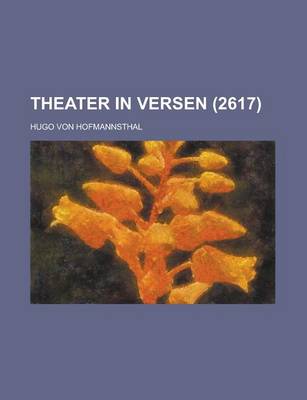 Book cover for Theater in Versen (2617)