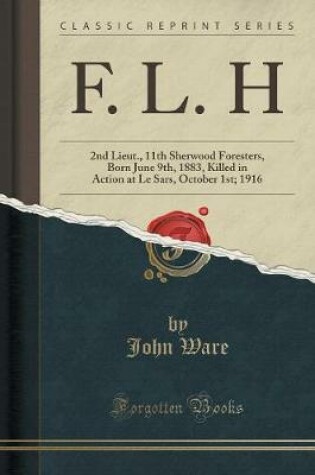 Cover of F. L. H