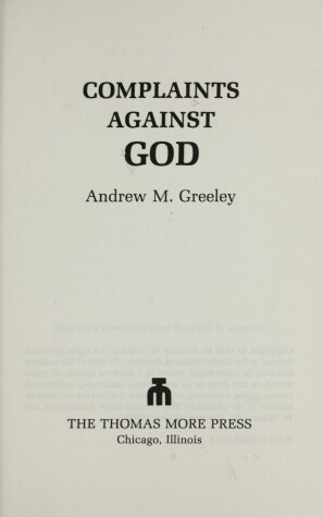 Book cover for Complaints against God