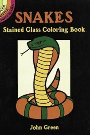 Cover of Snakes Stained Glass Colouring Book