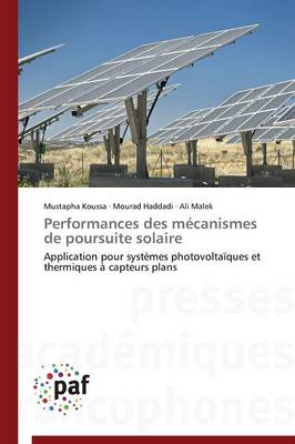 Cover of Performances Des Mecanismes de Poursuite Solaire