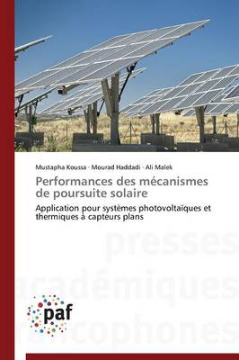 Book cover for Performances Des Mecanismes de Poursuite Solaire