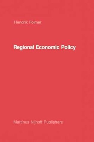 Cover of Regional Economic Policy