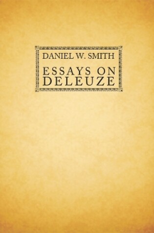 Cover of Essays on Deleuze