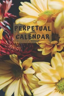 Book cover for Perpetual Calendar Yellow Flowers