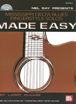 Book cover for Mississippi Delta Blues Fingerstyle Solos Made Easy