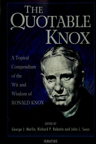 Cover of Quotable Knox