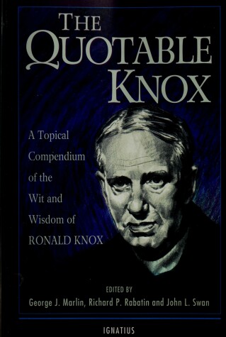 Book cover for Quotable Knox