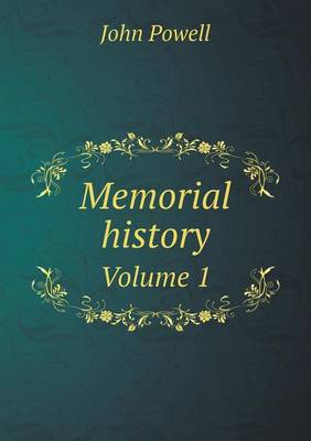 Book cover for Memorial history Volume 1