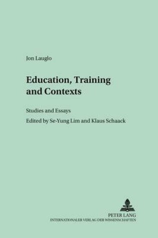 Cover of Education, Training and Contexts