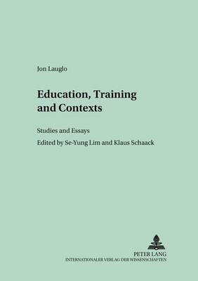 Book cover for Education, Training and Contexts